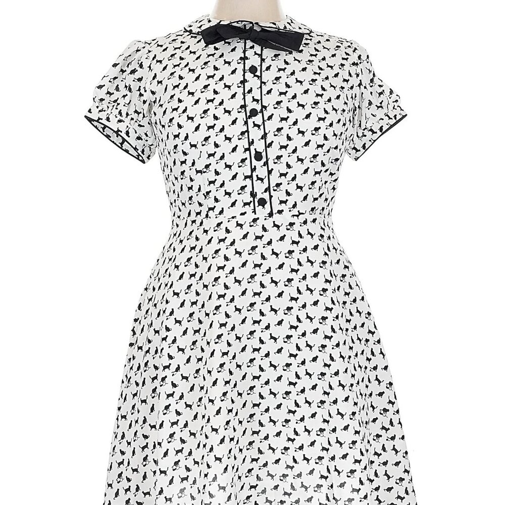 Voodoo Vixen Retro Caddie Cat Dress